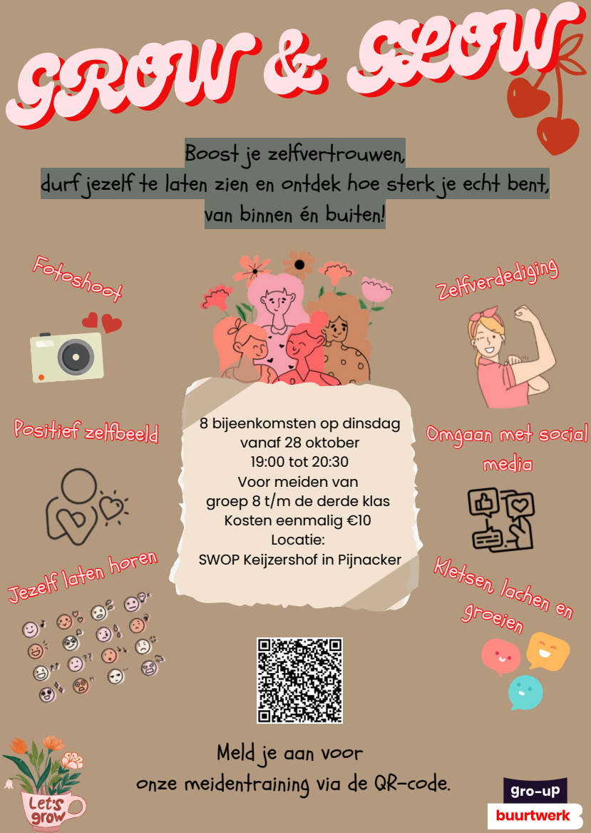 Grow en Glow - meidenactiviteit